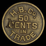 Canada, Compagnie de la Baie d'Hudson, 50 cents <br />