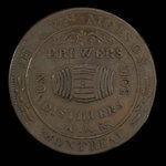 Canada, Thos. & Wm. Molson, 1/2 penny <br /> 1837