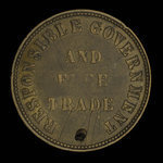 Canada, inconnu, 1/2 penny <br /> 1860