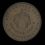 Canada, Rutherford Brothers, 1/2 penny <br /> 1846