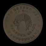 Canada, Rutherford Brothers, 1/2 penny <br /> 1846