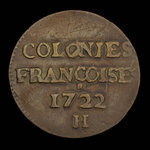 France, Louis XV, 9 deniers <br /> 1722