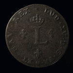 France, Louis XV, 2 sous <br /> 1739