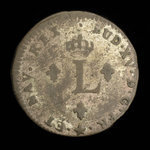 France, Louis XV, 2 sous <br /> 1749