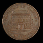 Canada, Banque de Montréal, 1 penny <br /> 1842