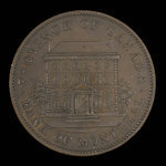 Canada, Banque de Montréal, 1 penny <br /> 1842