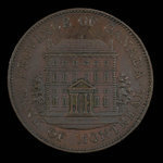 Canada, Banque de Montréal, 1/2 penny <br /> 1844