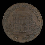 Canada, Banque de Montréal, 1/2 penny <br /> 1844