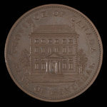 Canada, Banque de Montréal, 1 penny <br /> 1842