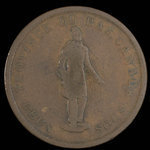 Canada, Banque de la Cité, 1 penny <br /> 1837