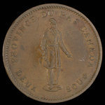 Canada, Banque de la Cité, 1 penny <br /> 1837