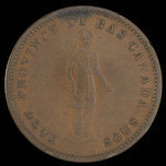 Canada, Banque de Québec, 1 penny <br /> 1837