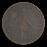 Canada, Banque de Montréal, 1 penny <br /> 1837