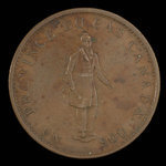 Canada, Banque de la Cité, 1/2 penny <br /> 1837