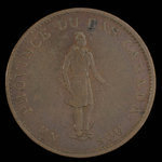 Canada, Banque de la Cité, 1/2 penny <br /> 1837