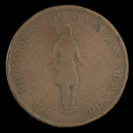 Canada, Banque de la Cité, 1/2 penny <br /> 1837