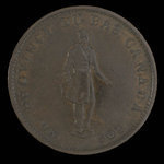 Canada, Banque de Québec, 1/2 penny <br /> 1837