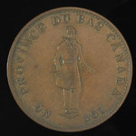 Canada, Banque du Peuple (People's Bank), 1/2 penny <br /> 1837