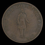 Canada, Banque de Montréal, 1/2 penny <br /> 1837