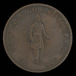 Canada, Banque de Montréal, 1/2 penny <br /> 1837