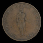 Canada, Banque de Montréal, 1/2 penny <br /> 1837