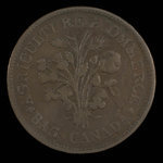 Canada, inconnu, 1 sou <br /> 1838