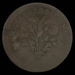 Canada, inconnu, 1 sou <br /> 1838
