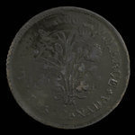 Canada, inconnu, 1 sou <br /> 1838