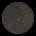 Canada, inconnu, 1 sou <br /> 1838