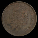 Canada, Dexter Chapin, 1 sou <br /> 1838