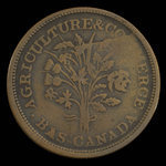 Canada, Dexter Chapin, 1 sou <br /> 1838