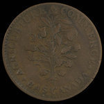 Canada, inconnu, 1 sou <br /> 1838
