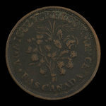 Canada, Dexter Chapin, 1 sou <br /> 1838