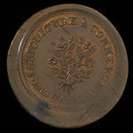Canada, Société d'archéologie et de numismatique de Montréal, 1 sou <br /> 1865