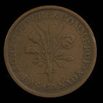 Canada, Dexter Chapin, 1 sou <br /> 1838