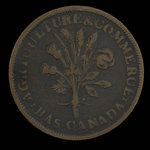 Canada, Dexter Chapin, 1 sou <br /> 1838