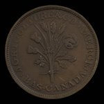 Canada, Dexter Chapin, 1 sou <br /> 1838