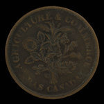 Canada, Dexter Chapin, 1 sou <br /> 1838