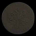 Canada, Banque de Montréal, 1 sou <br /> 1838