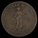 Canada, Lesslie & Sons, 1/2 penny <br /> 1824