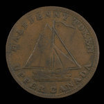 Canada, inconnu, 1/2 penny <br /> 1823