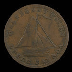 Canada, inconnu, 1/2 penny <br /> 1823