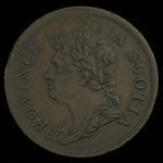 Canada, Province de la Nouvelle-Écosse, 1 penny <br /> 1824