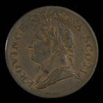 Canada, Province de la Nouvelle-Écosse, 1/2 penny <br /> 1832