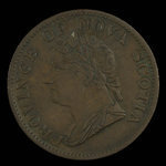 Canada, Province de la Nouvelle-Écosse, 1/2 penny <br /> 1832