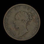 Canada, Province de la Nouvelle-Écosse, 1/2 penny <br /> 1840