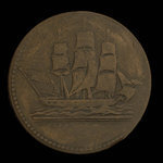 Canada, inconnu, 1/2 penny <br /> 1835