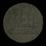 Canada, inconnu, 1/2 penny <br /> 1835