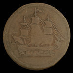 Canada, inconnu, 1/2 penny <br /> 1838