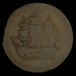 Canada, inconnu, 1/2 penny <br /> 1838